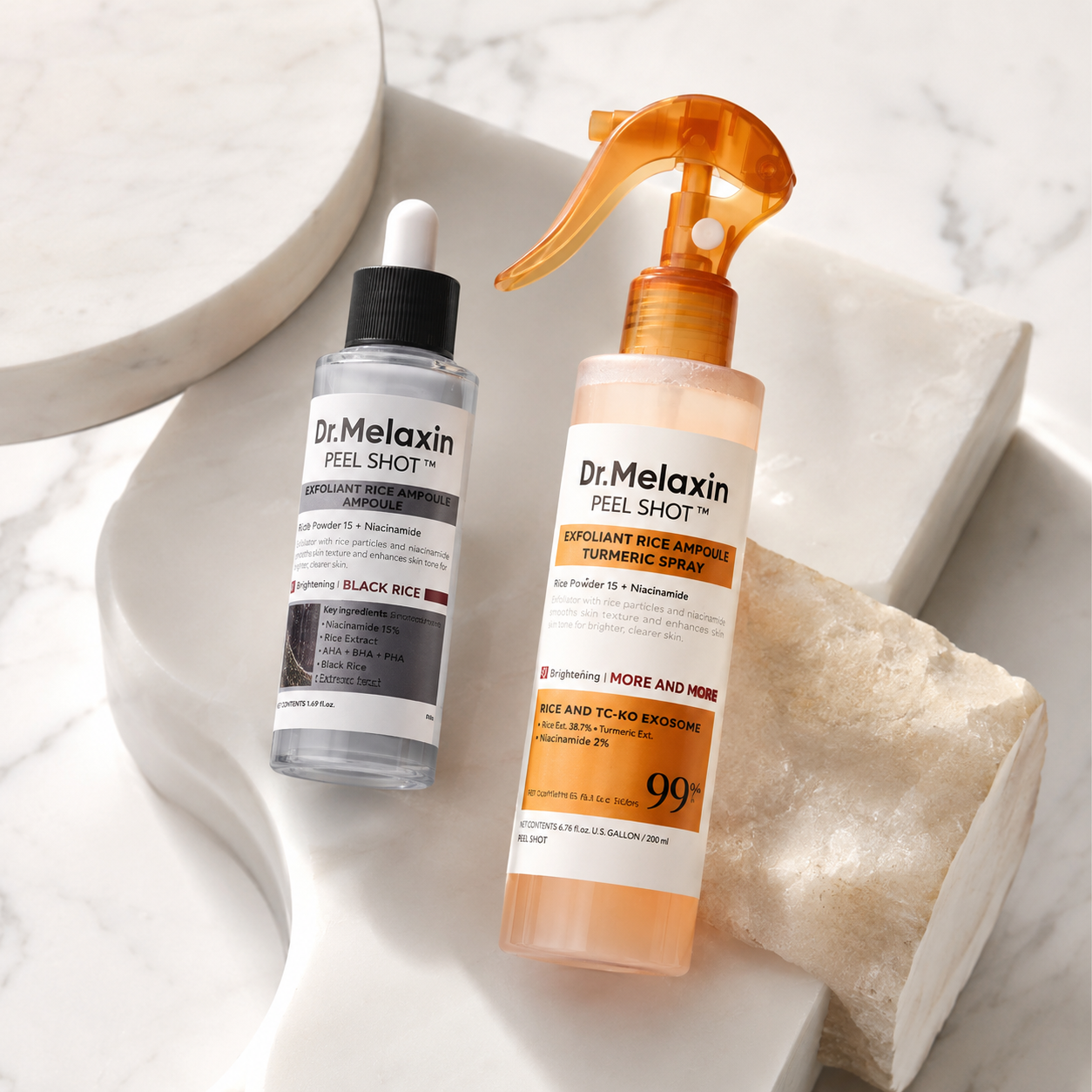 Body & Face Peel Shot Duo
