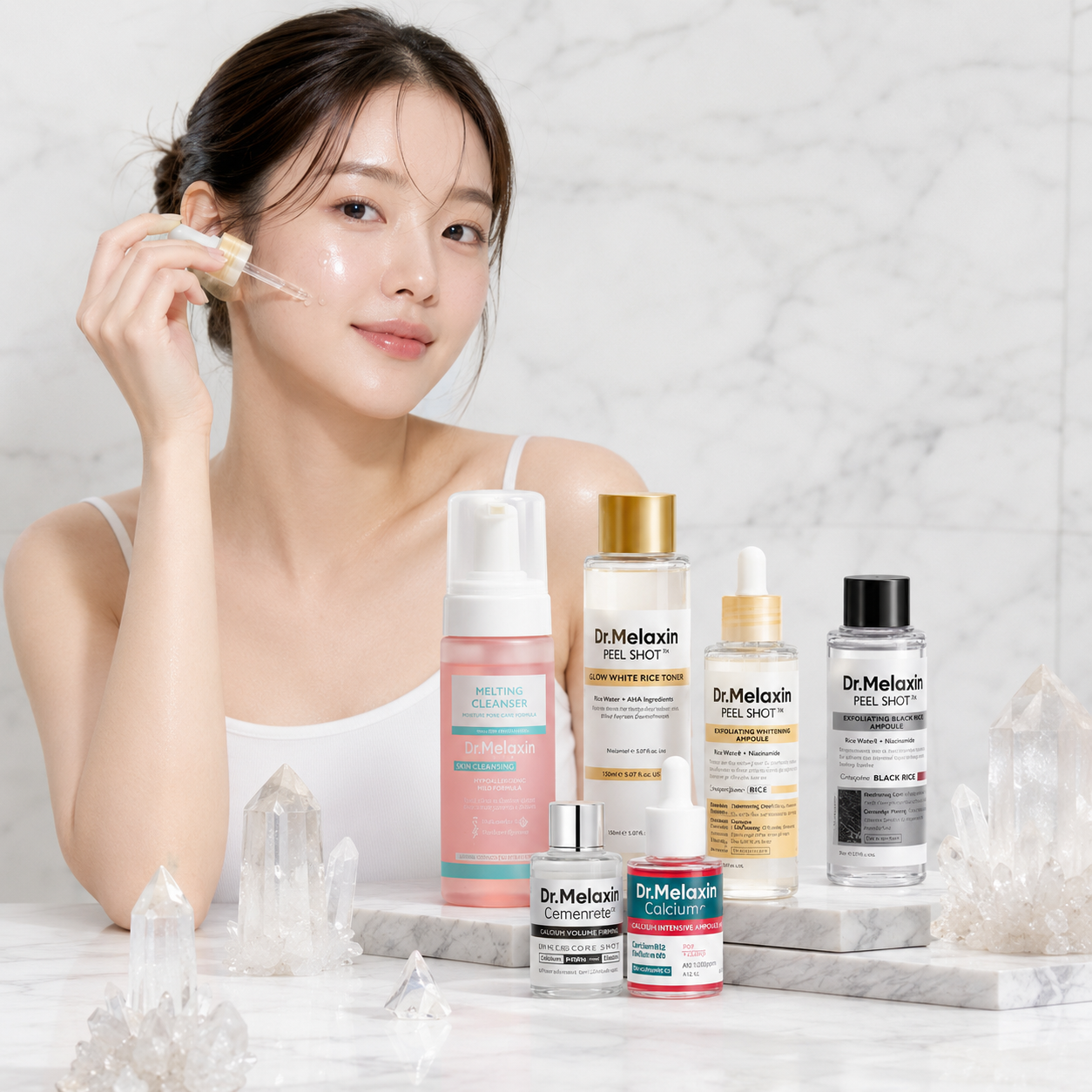 Dr. Melaxin Glow Rice Glass Skin Premium Kit (6 pcs)™